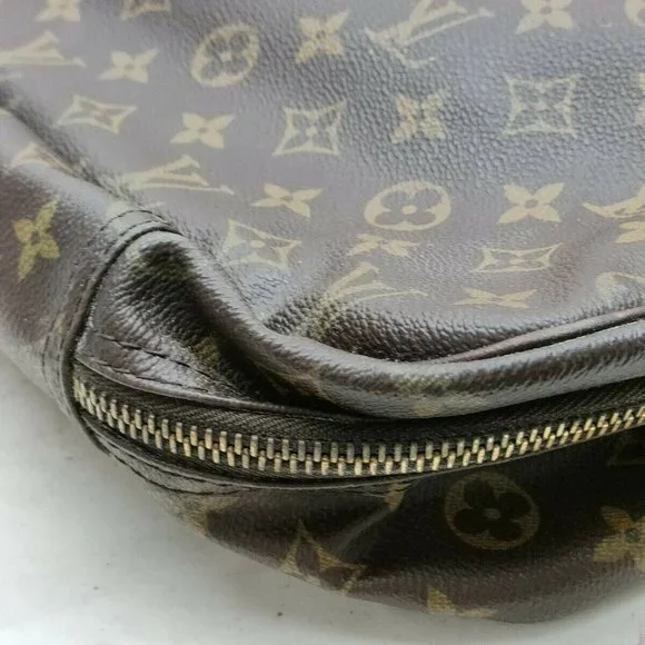 Louis Vuitton Travel Bag Alize 1 Poche Browns - Picture 9 of 10